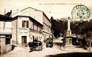 49- Alger-Mustapha Superieur-Colonne Voirol-Cafe de la fontaine